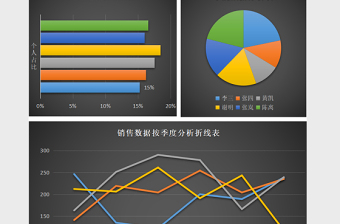 数据可视化分析销售表excel模板