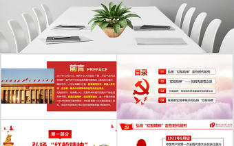 弘揚紅船精神走在時代前列十九大精神PPT
