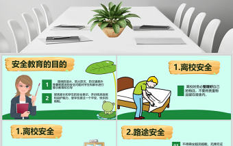 中小學(xué)校幼兒園暑假安全教育主題班會PPT