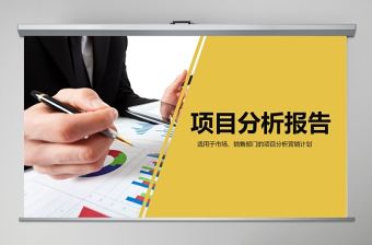 2017年市場投資項目可行性分析報告PPT模板