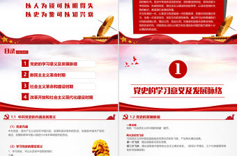 中國共產黨中共黨史黨支部黨員學習PPT