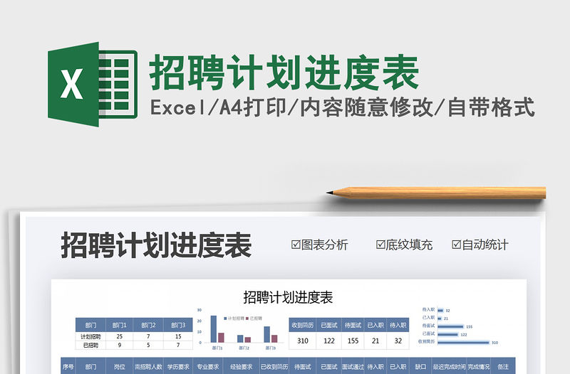 2021年招聘計劃進度表