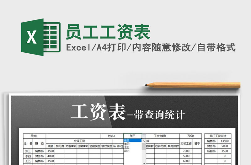 2022年員工工資表