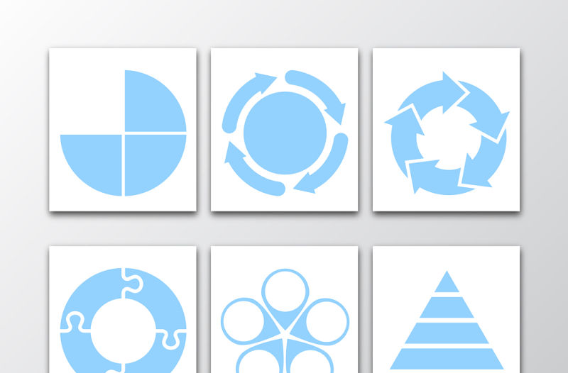 16款矢量商務(wù)PPT數(shù)據(jù)圖表圖標(biāo)