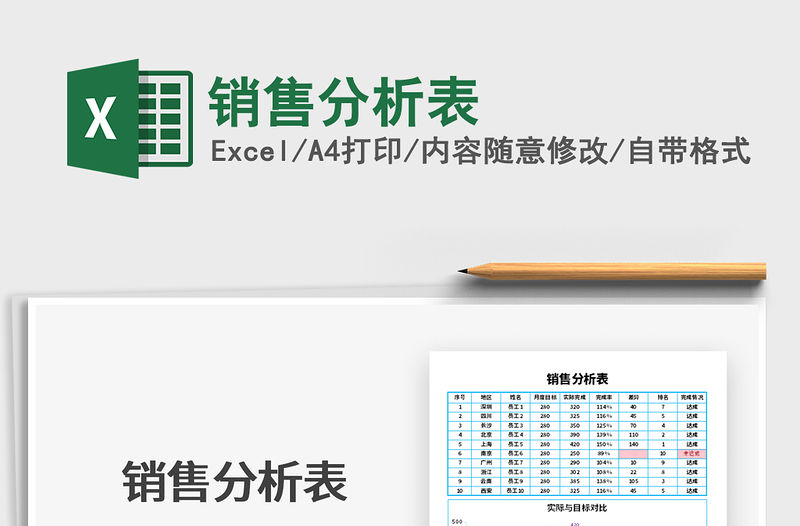 2021年銷售分析表