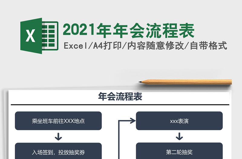 2021年年會流程表