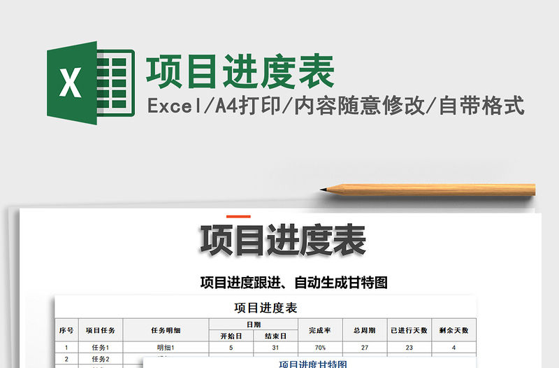 2021年項目進度表