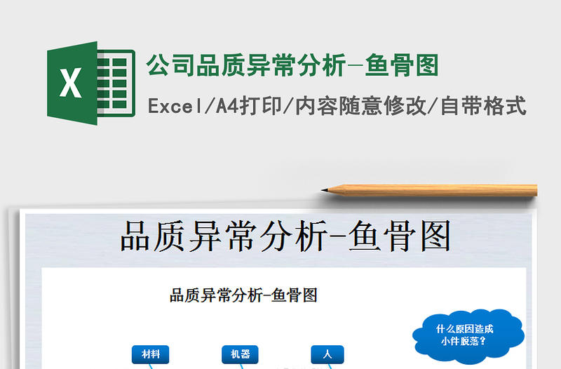 2021年公司品質(zhì)異常分析-魚骨圖