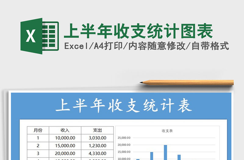2021年上半年收支統(tǒng)計(jì)圖表