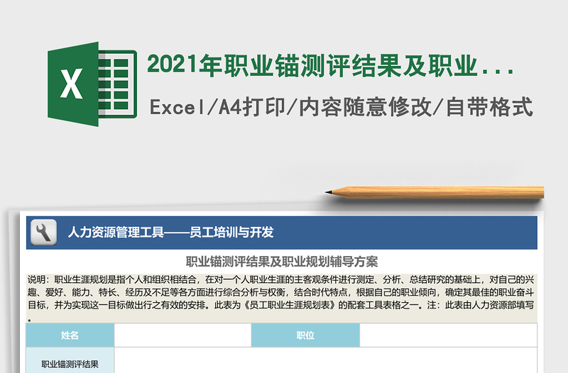 2021年職業(yè)錨測評結(jié)果及職業(yè)規(guī)劃輔導(dǎo)方案免費下載
