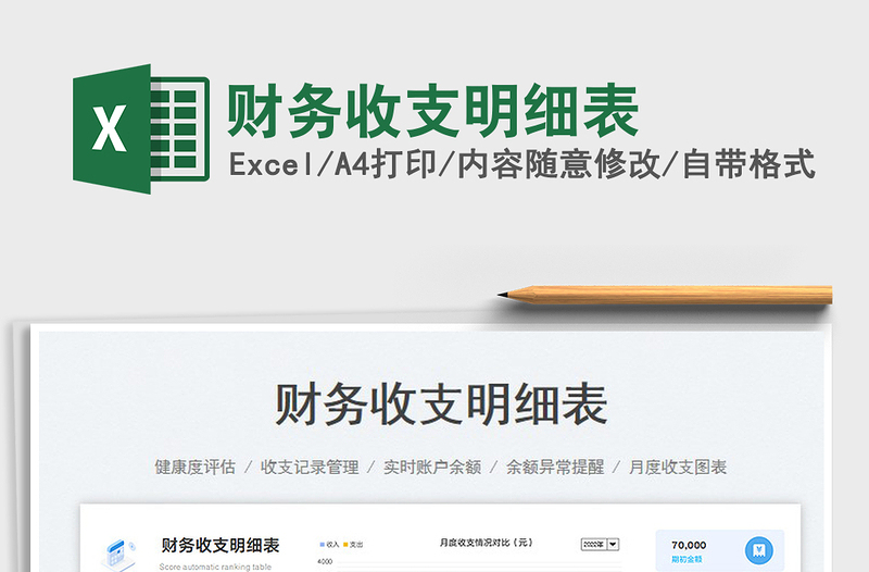 財(cái)務(wù)收支明細(xì)表