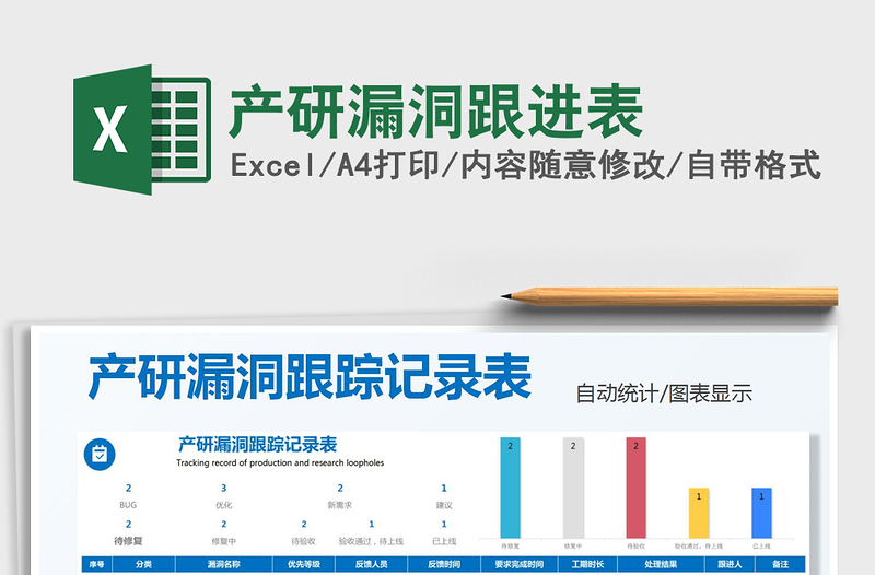 2021產(chǎn)研漏洞跟進(jìn)表免費(fèi)下載