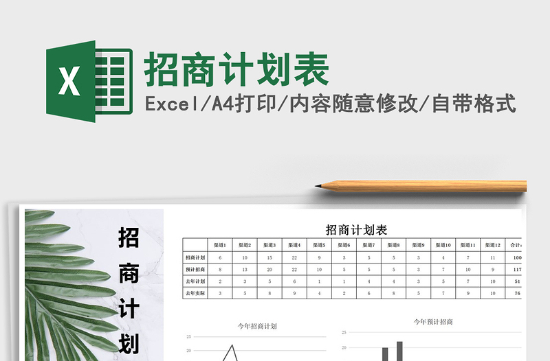 2021年招商計劃表