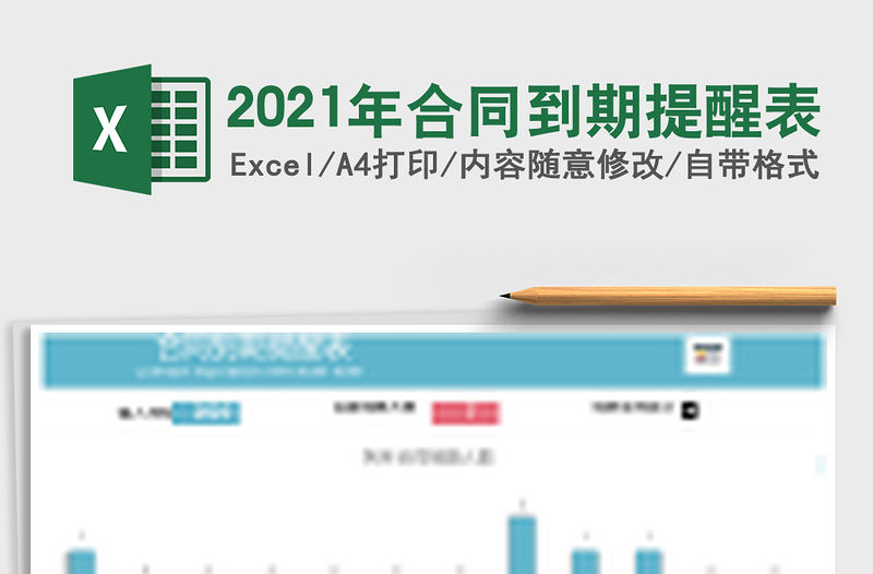 2021年合同到期提醒表