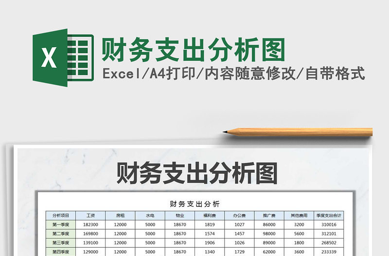 2021年財(cái)務(wù)支出分析圖免費(fèi)下載