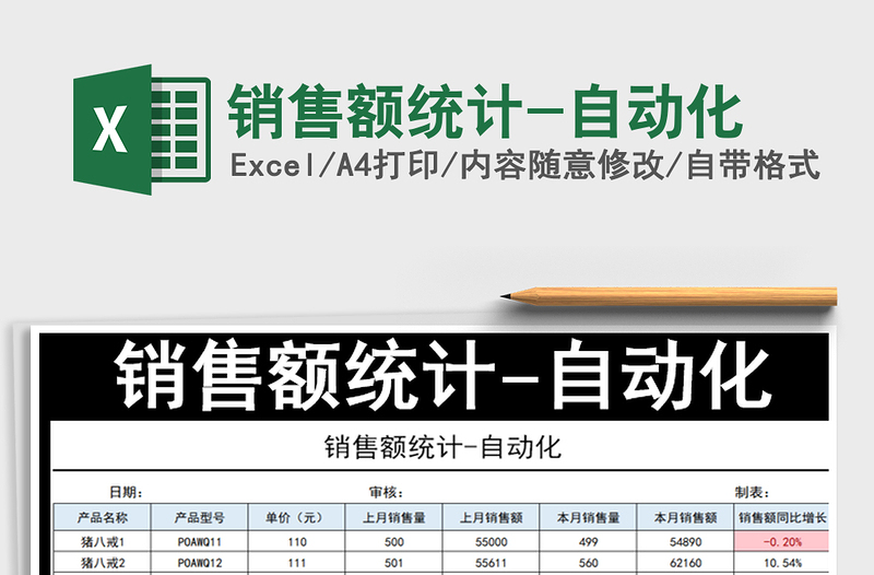 2021年銷售額統(tǒng)計-自動化