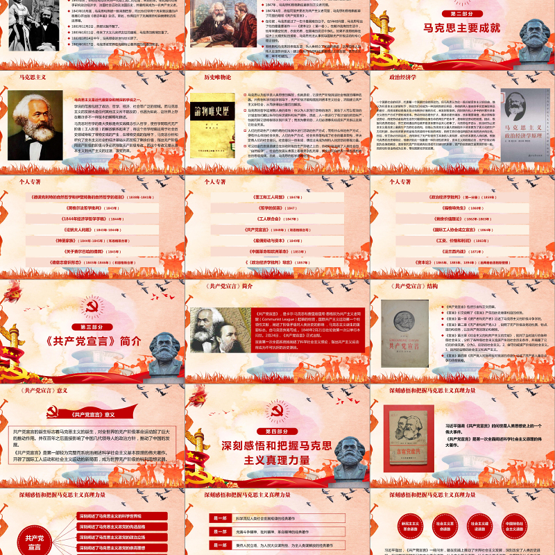 马克思诞辰200周年重温共产党宣言PPT-含讲稿 马克思诞辰200周年重温共产党宣言PPT-含讲稿