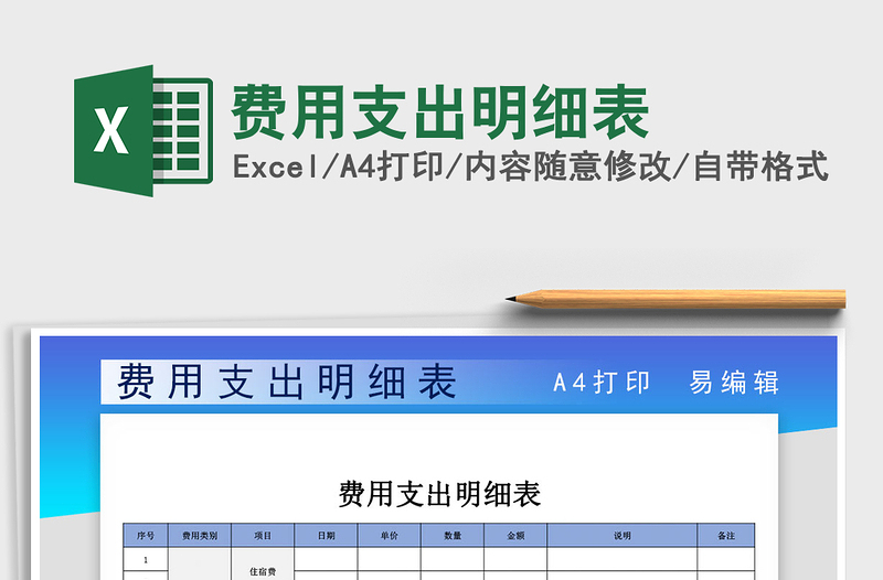 2021年费用支出明细表