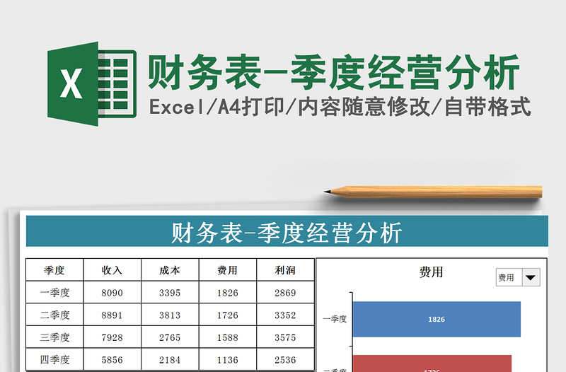 2022年財務(wù)表-季度經(jīng)營分析