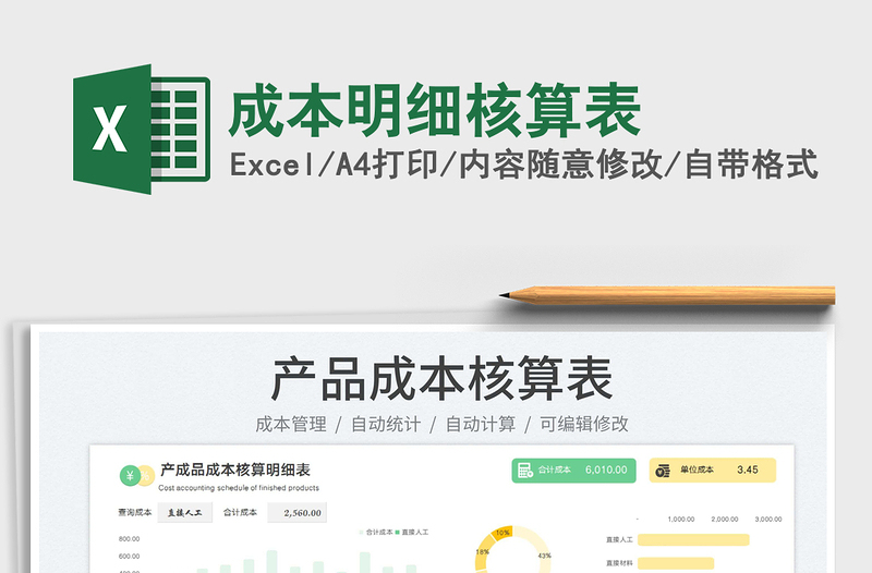 成本明細核算表