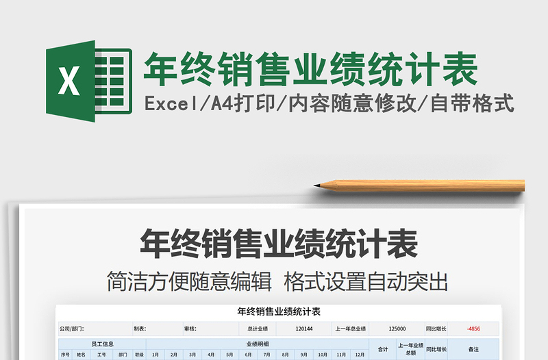 2021年年終銷售業(yè)績(jī)統(tǒng)計(jì)表