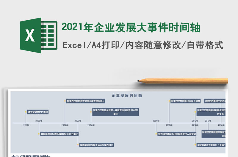 2021年企業發展大事件時間軸