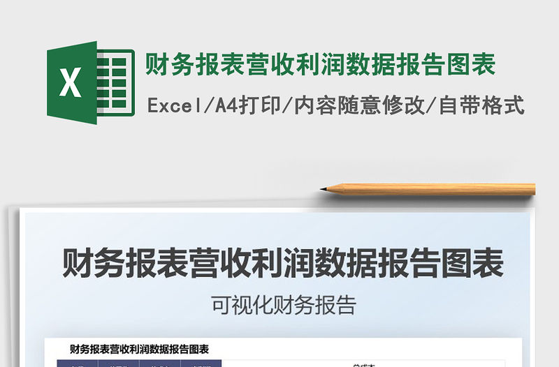 2022財務報表營收利潤數(shù)據(jù)報告圖表免費下載