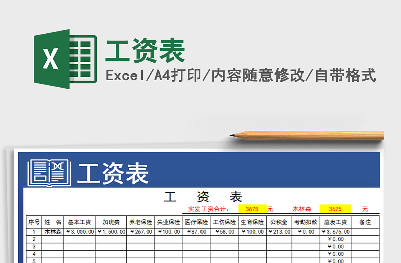2022年工資表