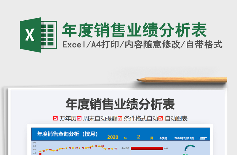 2021年年度銷售業(yè)績分析表免費下載