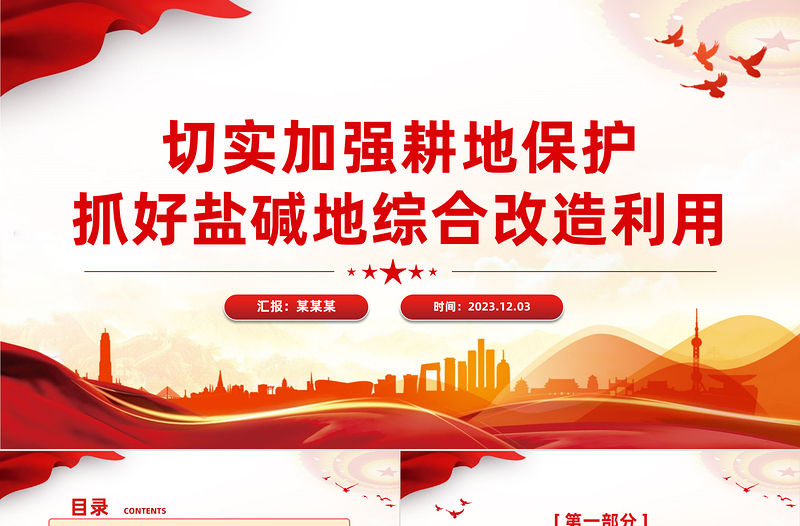 抓好鹽堿地綜合改造利用PPT大氣簡潔分區分類因地制宜綜合改造利用鹽堿地耕地保護課件