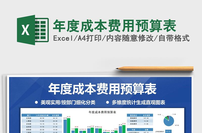 2021年年度成本費(fèi)用預(yù)算表