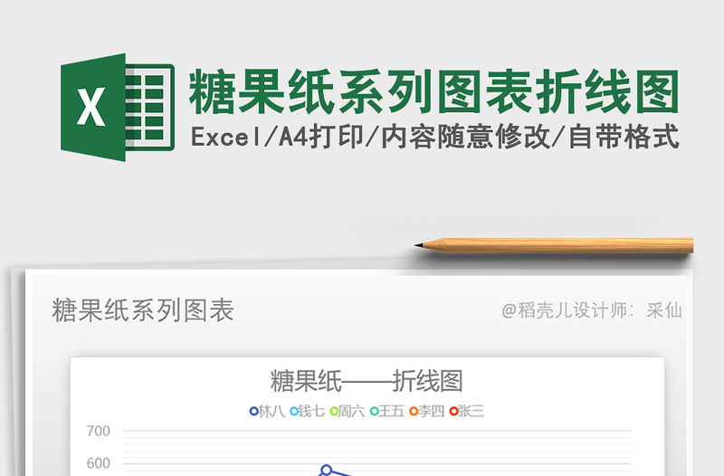 2021年糖果紙系列圖表折線圖