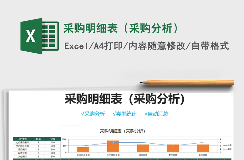 2021年采購明細(xì)表(采購分析)