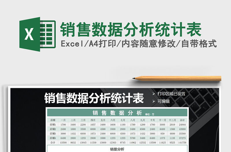 2021年銷售數據分析統計表