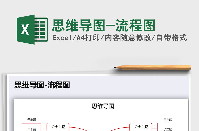 2021年思維導(dǎo)圖-流程圖