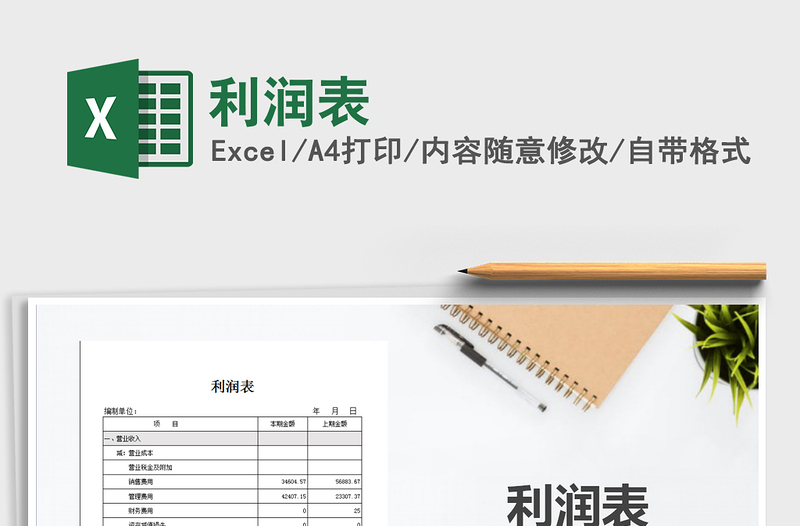 2021年利潤表