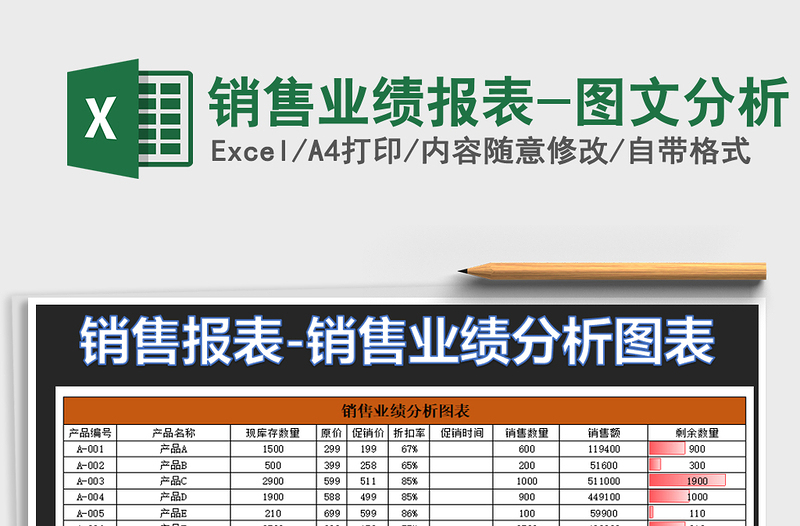 2021年銷售業(yè)績報表-圖文分析
