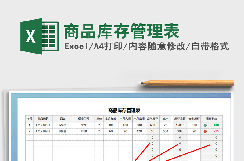 2022年商品库存管理表