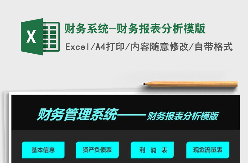 2021年财务系统-财务报表分析模版