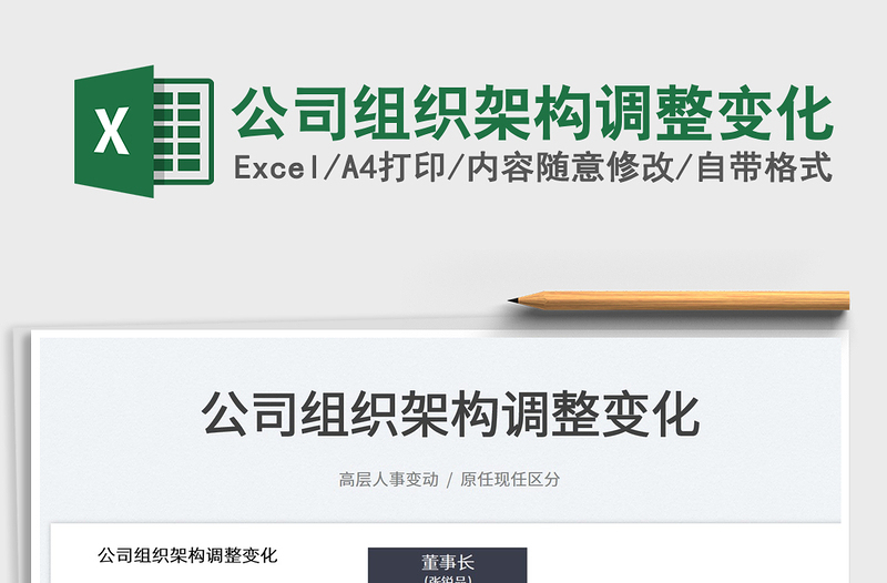 2022公司組織架構(gòu)調(diào)整變化免費下載
