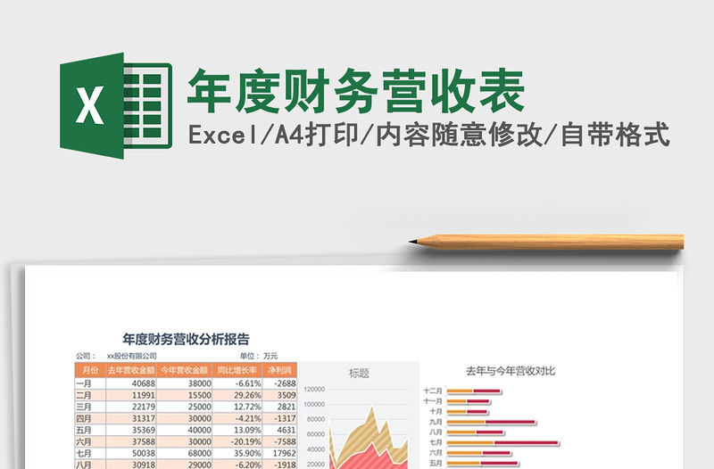2021年年度財務(wù)營收表