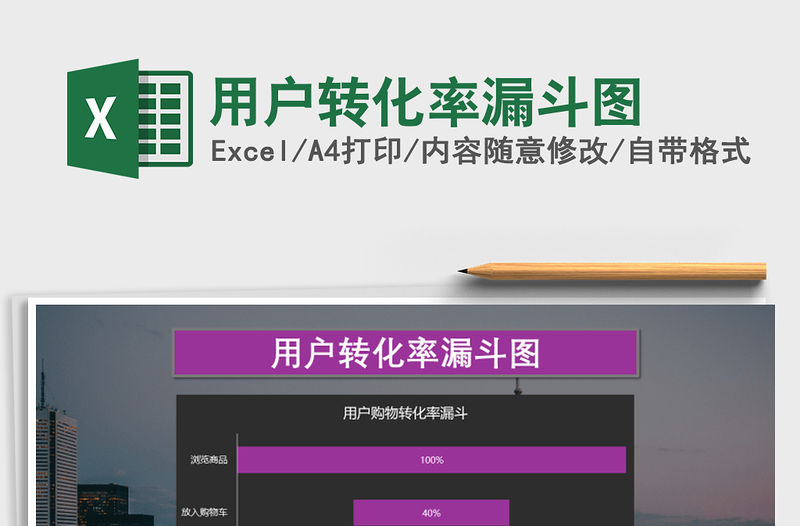 2021年用戶轉化率漏斗圖