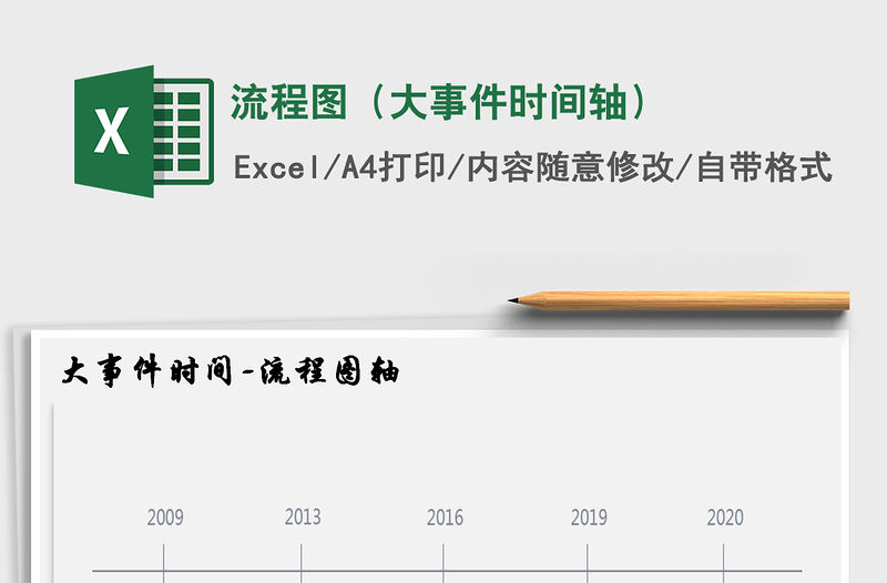 2021年流程圖（大事件時間軸）免費下載