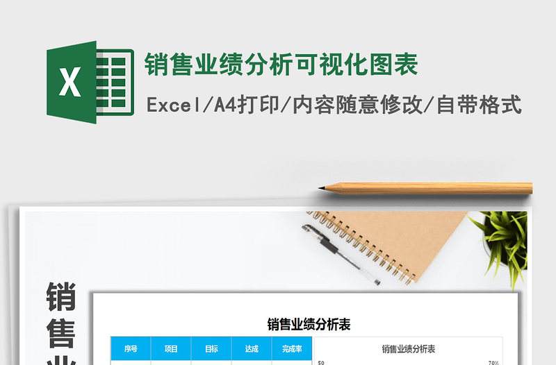 2021年銷售業(yè)績分析可視化圖表