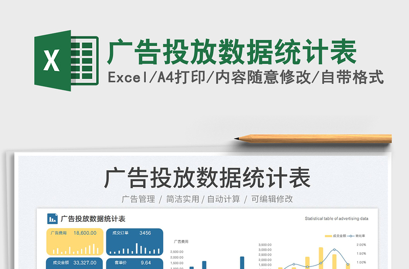 廣告投放數(shù)據(jù)統(tǒng)計(jì)表