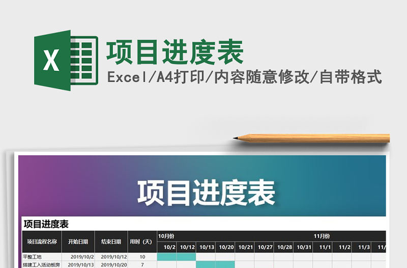 2022年項目進度表