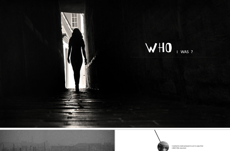 時尚黑白風大圖設計廣告宣傳PPT模板