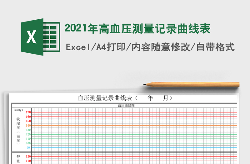 2021年高血壓測(cè)量記錄曲線表