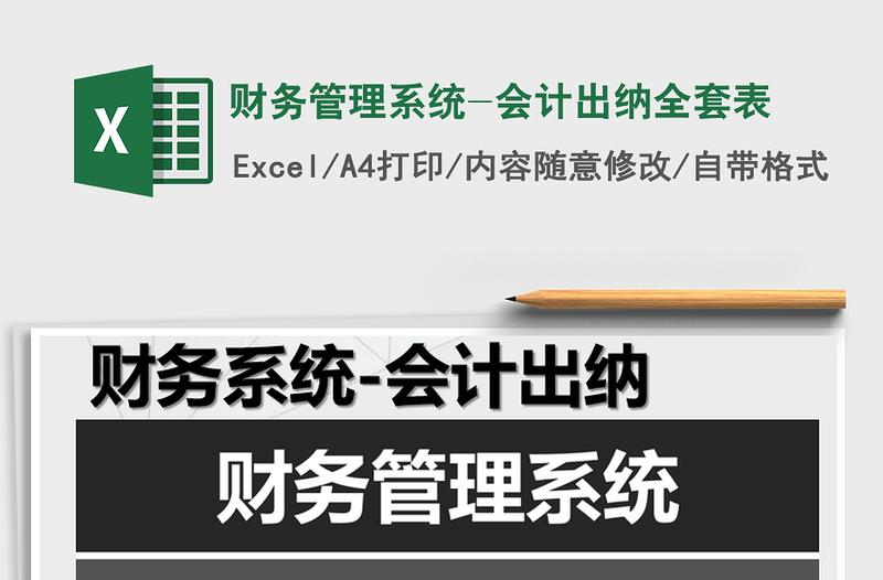 2021年財務(wù)管理系統(tǒng)-會計出納全套表