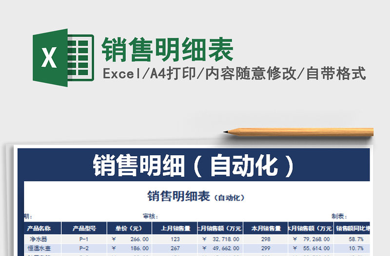 2022銷售明細表免費下載